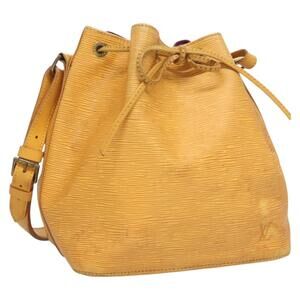 LOUIS VUITTON Epi Petit Noe Shoulder Bag Yellow M44109
